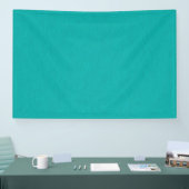 Banderoles Calme & simple Fond texturé turquoise (Salon professionnel)
