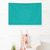 Banderoles Calme & simple Fond texturé turquoise (Insitu)