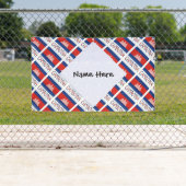 Banderoles Cambodia and Cambodian Flag Tiled with Your Name (En situation)