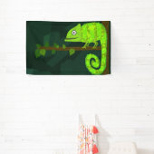 Banderoles Caméléon mignon vert (Insitu)