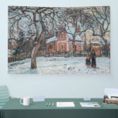 Banderoles Camille Pissarro - Chataigniers a Louvecienne (Salon professionnel)