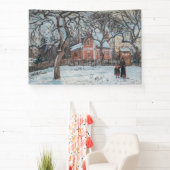 Banderoles Camille Pissarro - Chataigniers a Louvecienne (Insitu)