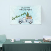 Banderoles Camion avec de mignons animaux fête de Noël (Salon professionnel)