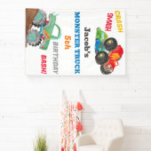 Banderoles Camion Crash Smash Monster Anniversaire Bash (Insitu)