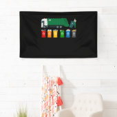 Banderoles Camion de recyclage (En situation)