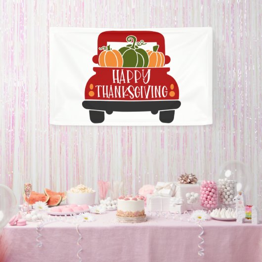 Banderoles Camion de Thanksgiving (Fête)