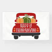 Banderoles Camion de Thanksgiving (Horizontal)