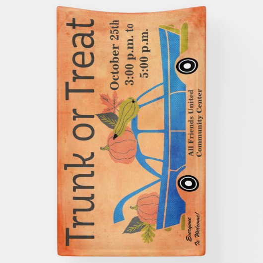 Banderoles Camion ou traitement communautaire Halloween événe (Vertical)