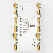 Banderoles Camions de construction Camions de construction Jo (Vertical)