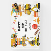 Banderoles Camions de construction | Parti Anniversaire de en (Vertical)