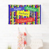 Banderoles Camions, voitures, tracteurs et signalisation rout (En situation)