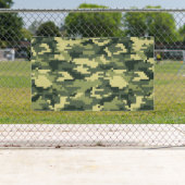 Banderoles Camouflage numérique en bois à 8 bits / Camo (En situation)