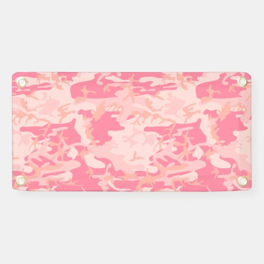 Banderoles Camouflage rose, Armée (Horizontal)