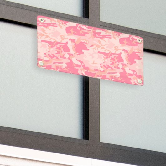 Banderoles Camouflage rose, Armée (Bâtiment extérieur)