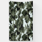 Banderoles Camouflage urbain numérique à 8 bits / Camo (Vertical)