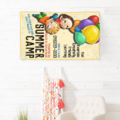 Banderoles Camp de jour Camp d'été Garde d'enfants personnali (En situation)