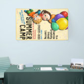 Banderoles Camp de jour Camp d'été Garde d'enfants personnali (Salon professionnel)