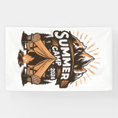 Banderoles Camp d'été 2024 - Camping de vacances (Horizontal)