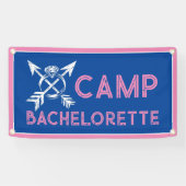 Banderoles Camp Enterrement de Vie de Jeune Fille (Horizontal)