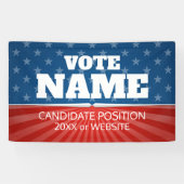 Banderoles Campagne classique - étoiles emblématiques de type (Horizontal)