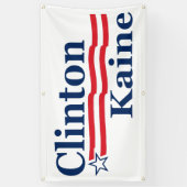 Banderoles Campagne de Clinton Kaine (Vertical)