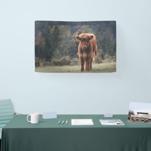 Banderoles Campagne d'herbe d'automne de la vache de haute-te (Salon professionnel)