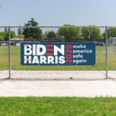 Banderoles Campagne électorale Biden Harris 2020 à l'intérieu (En situation)