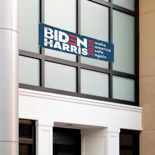 Banderoles Campagne électorale Biden Harris 2020 à l'intérieu (Bâtiment extérieur)