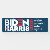 Banderoles Campagne électorale Biden Harris 2020 à l'intérieu (Horizontal)