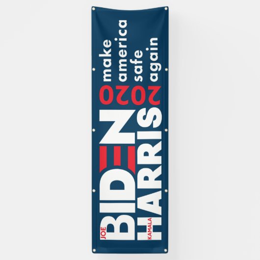 Banderoles Campagne électorale Biden Harris 2020 à l'intérieu (Vertical)