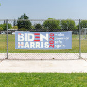Banderoles Campagne électorale Biden Harris 2020 à l'intérieu (En situation)