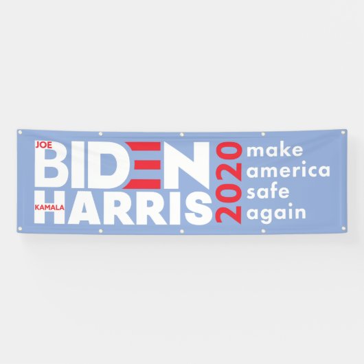 Banderoles Campagne électorale Biden Harris 2020 à l'intérieu (Horizontal)