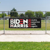 Banderoles Campagne électorale Biden Harris 2020 à l'intérieu (En situation)
