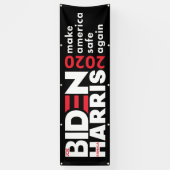 Banderoles Campagne électorale Biden Harris 2020 à l'intérieu (Vertical)