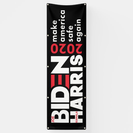 Banderoles Campagne électorale Biden Harris 2020 à l'intérieu (Vertical)