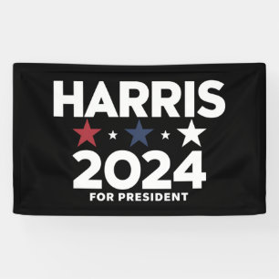 Banderoles Campagne électorale de Kamala Harris 2024 pour la