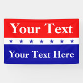 Banderoles Campagne électorale de Personnaliser (Horizontal)