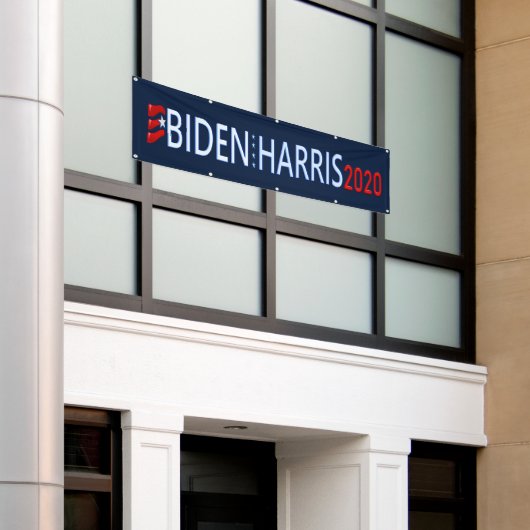 Banderoles Campagne électorale démocrate Biden Harris 2020 (Bâtiment extérieur)