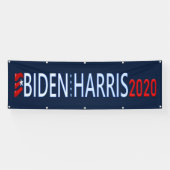 Banderoles Campagne électorale démocrate Biden Harris 2020 (Horizontal)