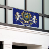 Banderoles Campbell Clan Badge & Tartan (Bâtiment extérieur)