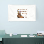 Banderoles Camper Gift | Life Is Better In Hiking Boots Dog (Salon professionnel)