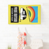 Banderoles Camping caravane gay (En situation)