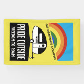 Banderoles Camping caravane gay (Horizontal)
