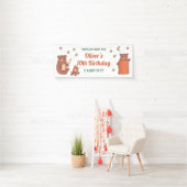 Banderoles Camping Ours Blancs Sympa Bienvenue (En situation)