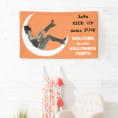 Banderoles Campy Frankenstein Mama Halloween (En situation)