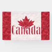 Banderoles Canada, douche drapeau (Horizontal)