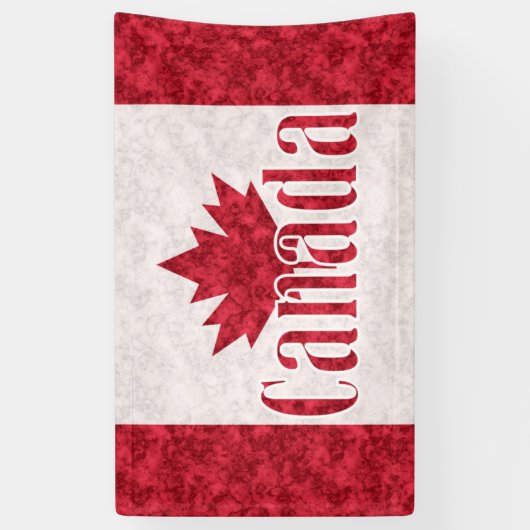 Banderoles Canada, douche drapeau (Vertical)