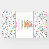 Banderoles Candyland Sweet Celebration Anniversaire de enfant (Horizontal)