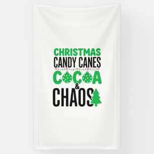 Banderoles Canne de Noël au Cacao Chaos Design