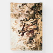 Banderoles Capture, Barbe noire pirate, Revenge de la reine A (Verticale)